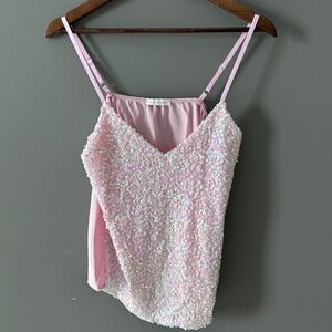 Pink Glitter Cami